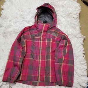 The NorthFace Girls Zip Hooded Resolve Jacket.